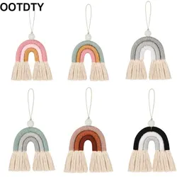 Nordic Handmade Rainbow Hanging Decoration Wall Decor Scandinavian Kids Room Accessories