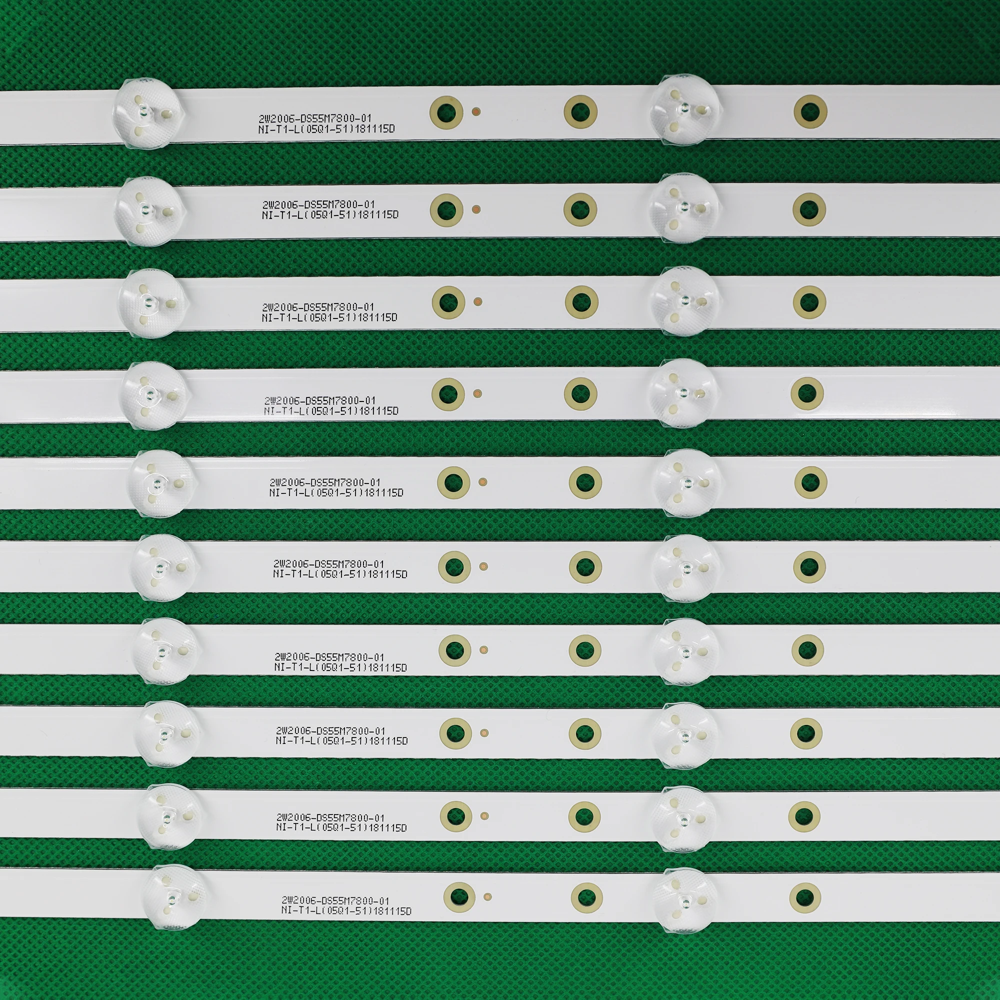 LED Backlight strip for BAIRD TI5510DLEDDS 2W2006-DS55M7800-01 DS55M78-DS02-V01 DSBJ-WG 5LED 3V 53CM