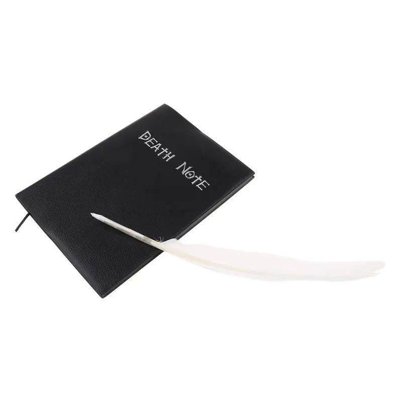 New Death Note Cosplay Notebook & Feather Pen Book Animation Art Writing Journal