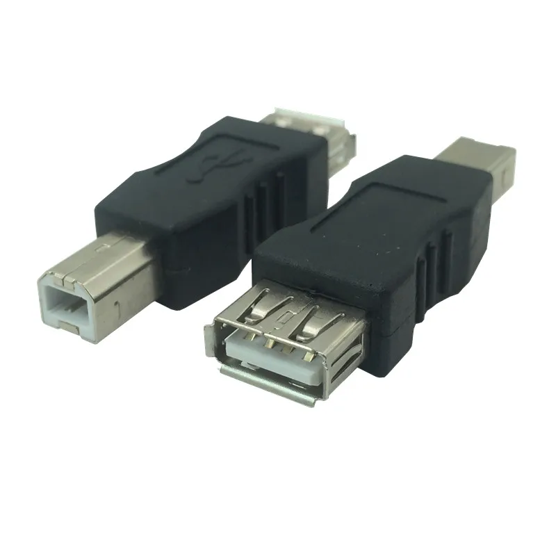 Adaptateur USB 2.0 Type A Femelle vers Type B Mâle, Convertisseur de Couremplaçant de Synchronisation de Données, Haute Vitesse, pour Imprimante et Scanner, 1 Pièce