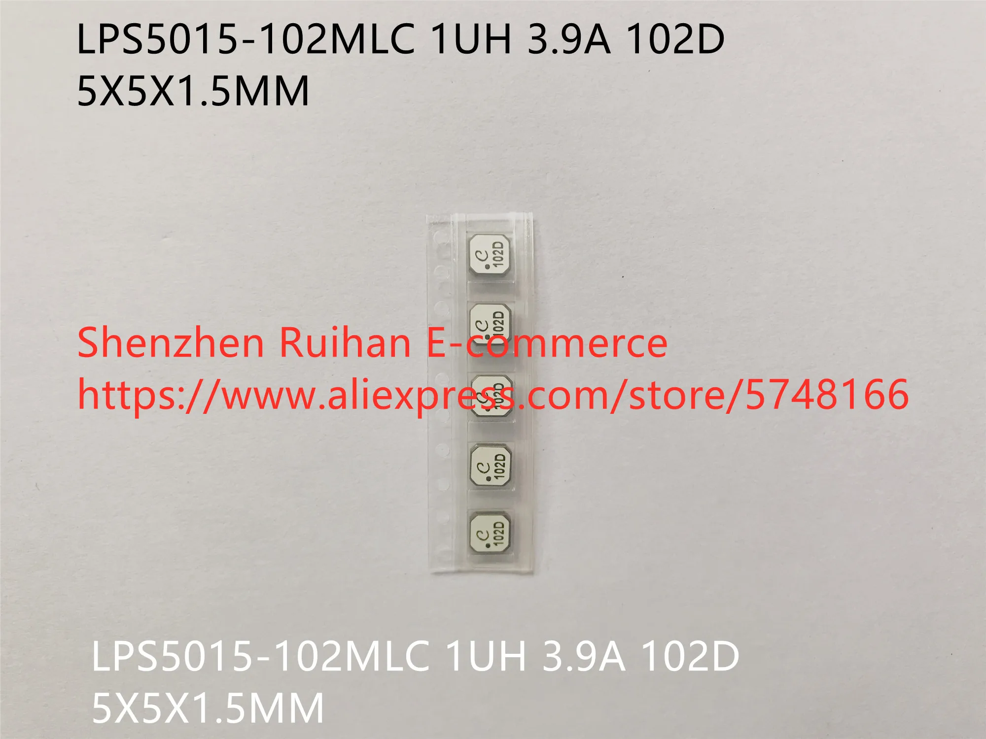 Original new 100% LPS5015-102MLC 1UH 3.9A 102D 5X5X1.5MM power inductor