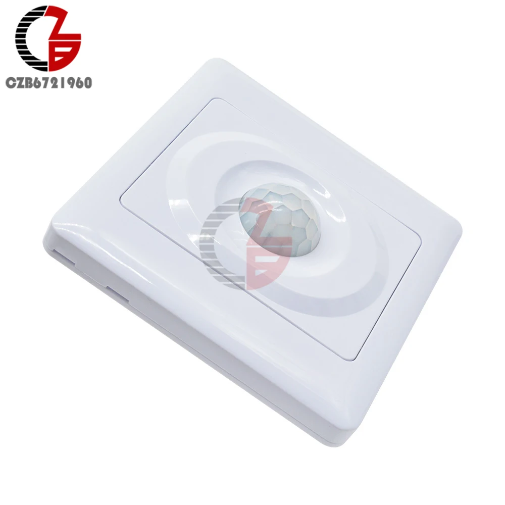 AC 110V 220V LED PIR Motion Sensor Switch IR Infrared Human Induction Detect Sensor Indoor Outdoor On Off Switch Light Switch