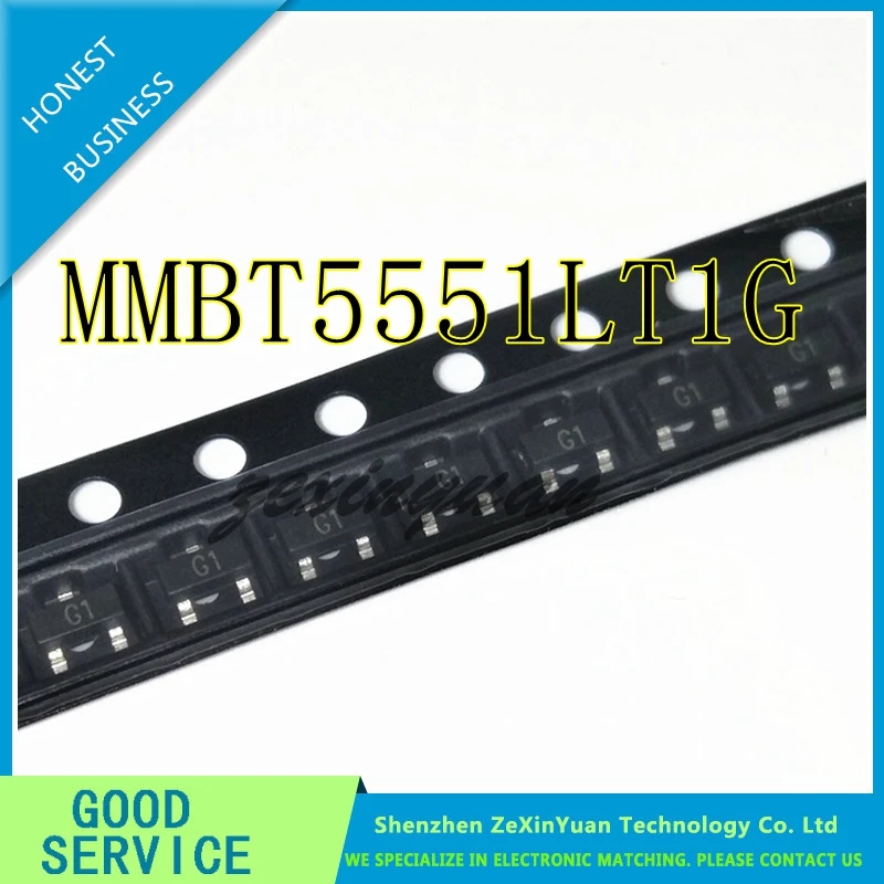 200PCS-3000PCS  2N5551 MMBT5551 transistors G1 MMBT5551LT1G SOT-23