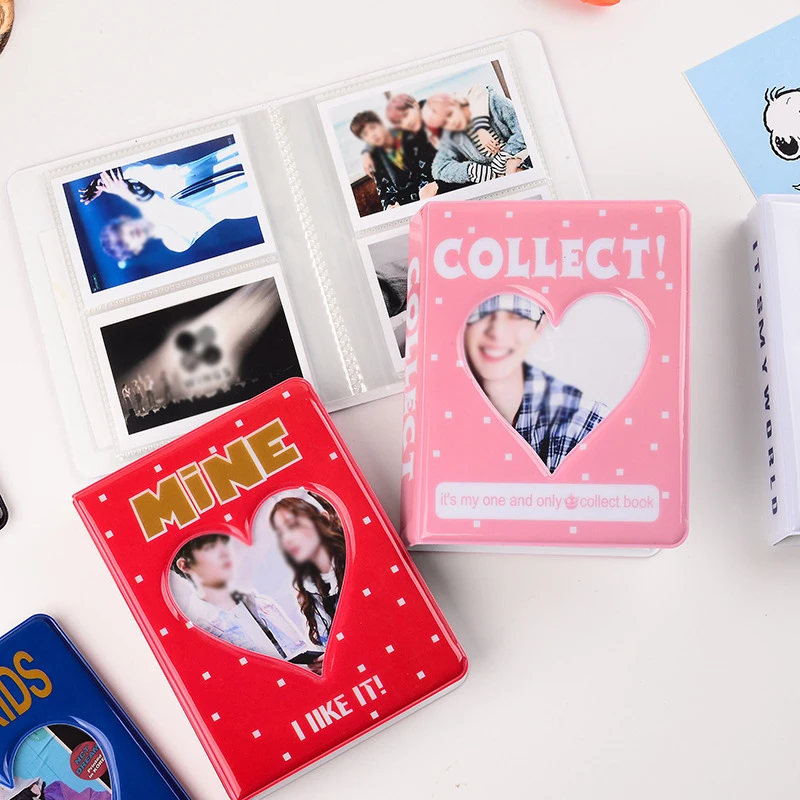 Cartoon Album Holds 64 Mini Photos Instax Album Photo Album for Mini Fuji Instax & Name Card 7s 8 25 50s Mini Photo Album