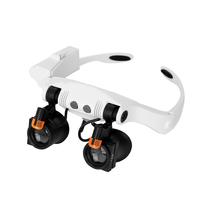 3X 4X 5X Adjustable 21 Kinds Of Magnification Loupe LED Light Headband Magnifier LED Magnifying Glasses With Lamp ,for Jewelry