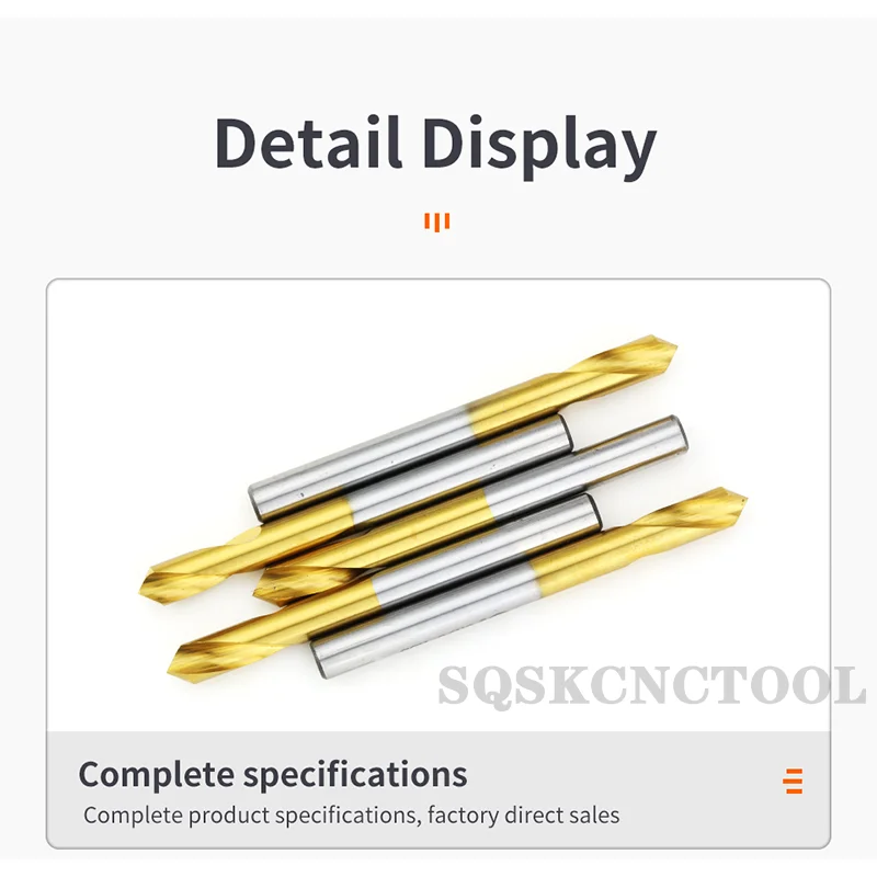 SQ HSS 60 90 120 Degree NC Spot Drill Stub Spotting Location Center Bit Prepare Guide Pilot Hole Chamfer Machine Tool