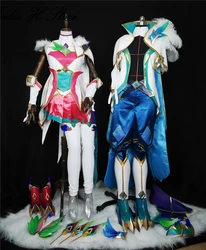 Irelia H Store Customized LOL Dark Rakan star guardian cosplay costume with props Halloween Christmas costumes