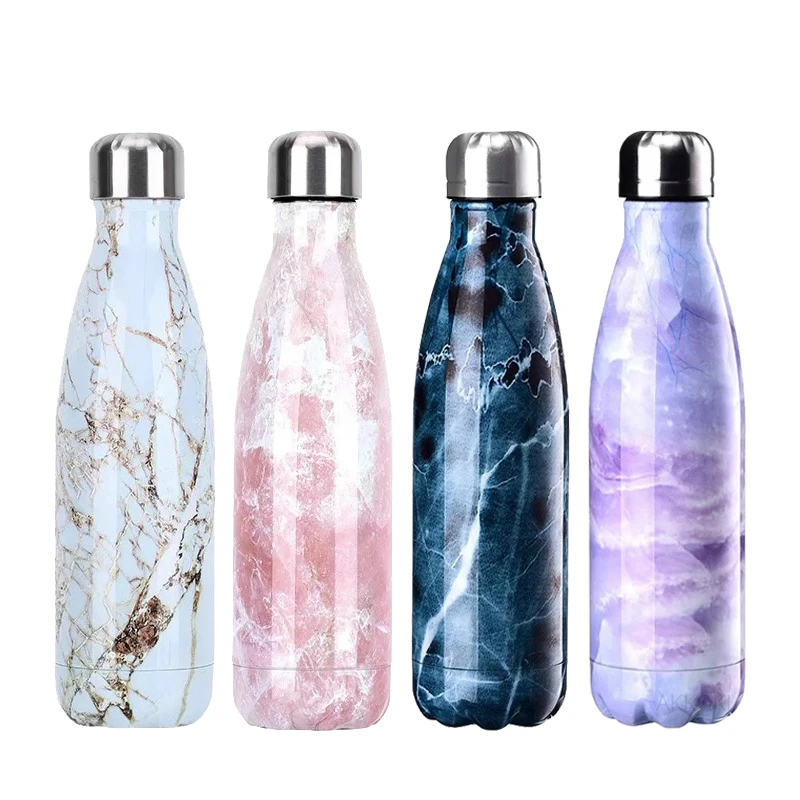 500ML Customized Water Bottle For Thermos Stainless Steel Insulated Vacuum Flask Thermos Thermos Mug Gym Climbing Bottle