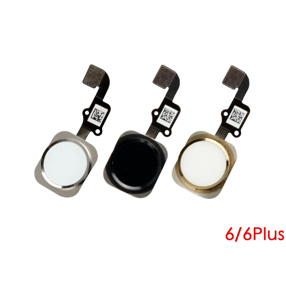 For iPhone 5s / SE 6 6 Plus 6s 6s Plus  Home Button Homebutton key with Rubber Ring Flex Cable