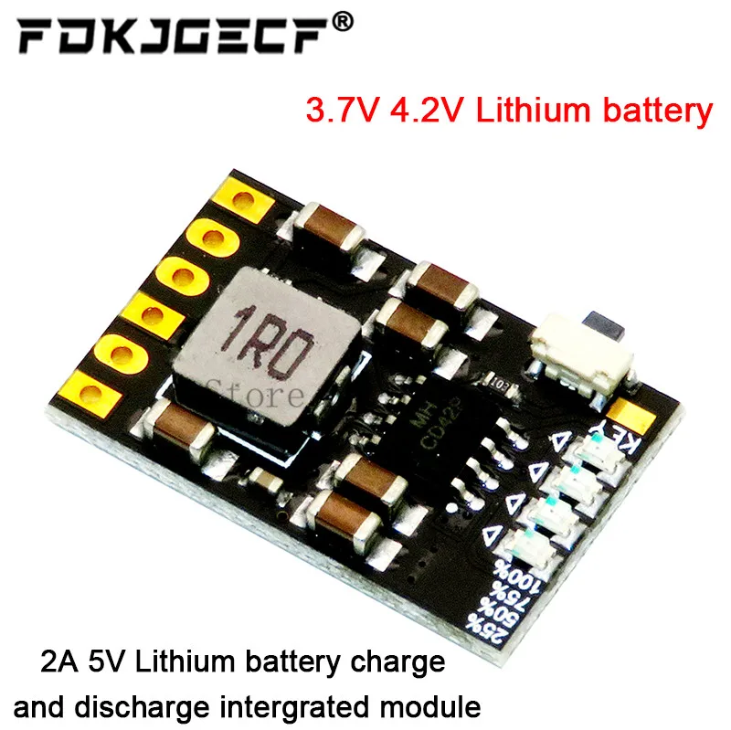 TP5100 charging management power supply module board TP5000 1A 2A compatible with 4.2V 8.4V single and double lithium batteries