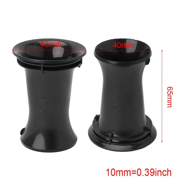 2PCS Speaker Tubo Porta Bass Reflex Vent Ventilazione Connettore 3-5 \ "42x65 millimetri Subwoofer woofer Box Accessori WXTB