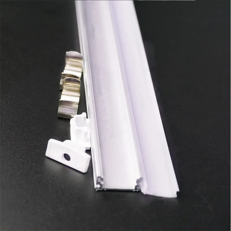 5-30pcs 40inch 1m Flat U Type 7mm High Slim Led Aluminium Profile Wall Ceil Mount 12mm 5V 12V 24V 5050 5630 2835 Strip Channel