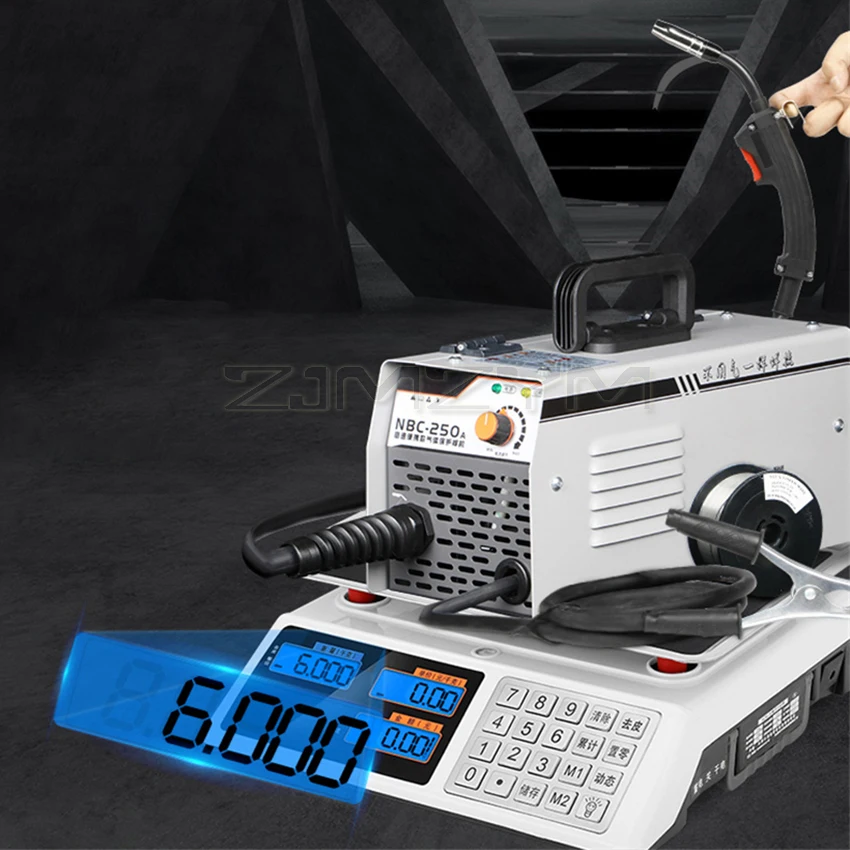 Machine à souder intégrée, sans gaz, NBC-250A V, 220 kw, 0.5-5mm, sans dioxyde de carbone, pour la maison