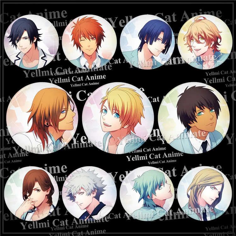 1pc anime Uta No Prince Sama Masato Ren  Pins Icons Backpack Collcet Gifts Iron Brooch Bagdes