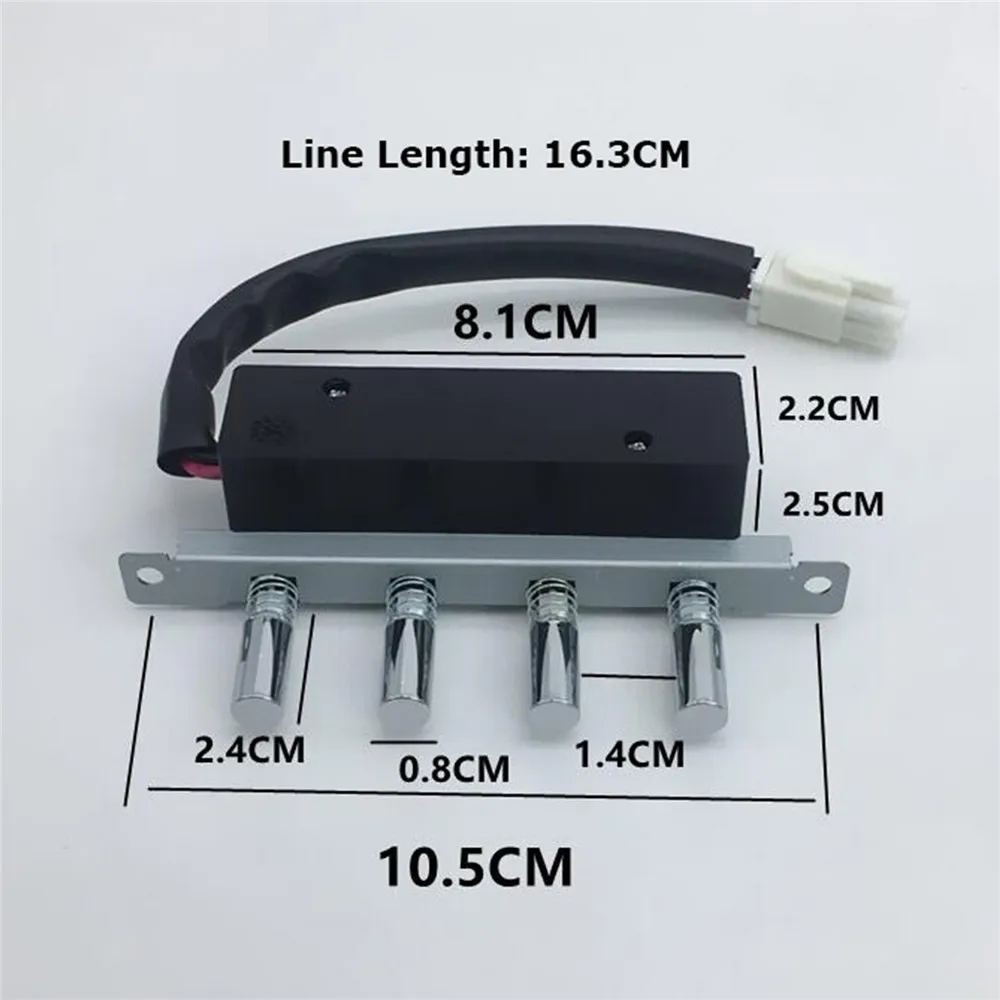 Cho Tầm Hood DJ103 4 Xe Đẩy Đàn Piano Loại Chìa Khóa Bảng Công Tắc Cho Midea