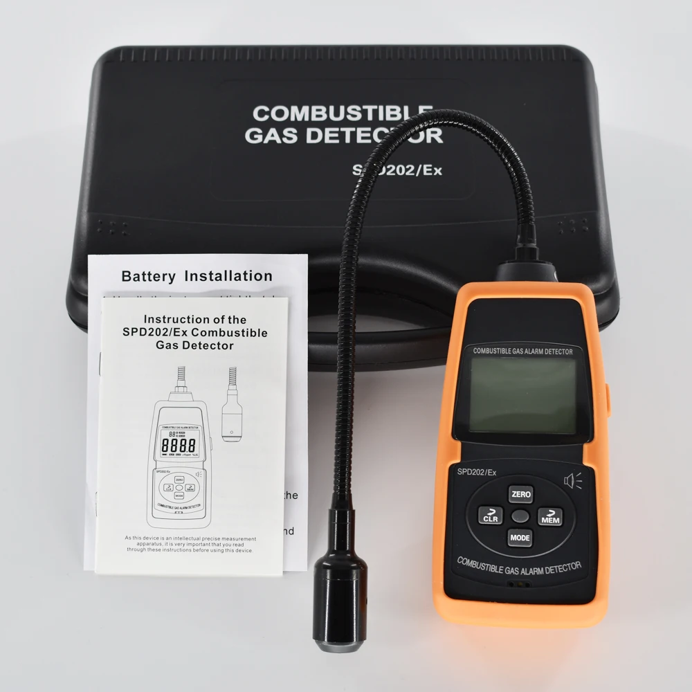 

Combustible Gas Detector SPD202/Ex Flammable gas leakage detection Acousto-optic alarming 0-100%LEL 50-50000ppm