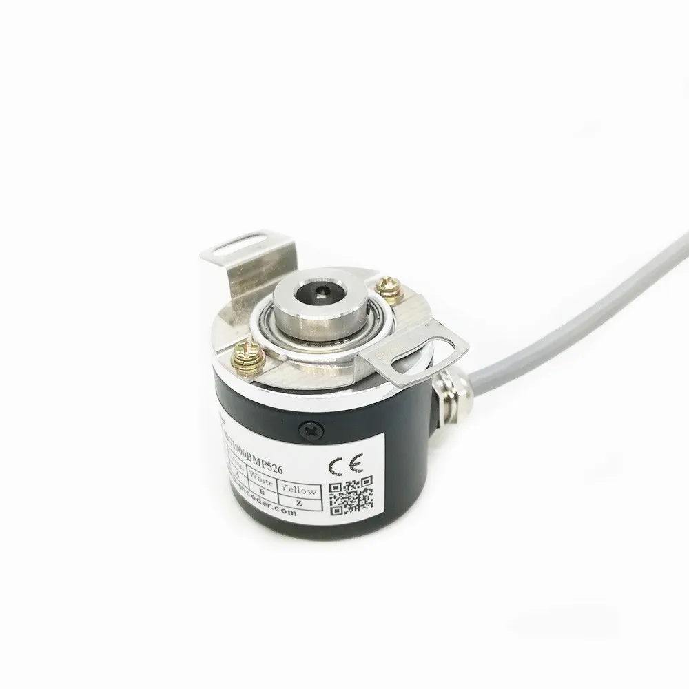 GHB38 Rotary Encoder 8MM Blind Hollow Shaft Encoders Line Driver A B Z A- B- Z- Use For Embroidery Machine