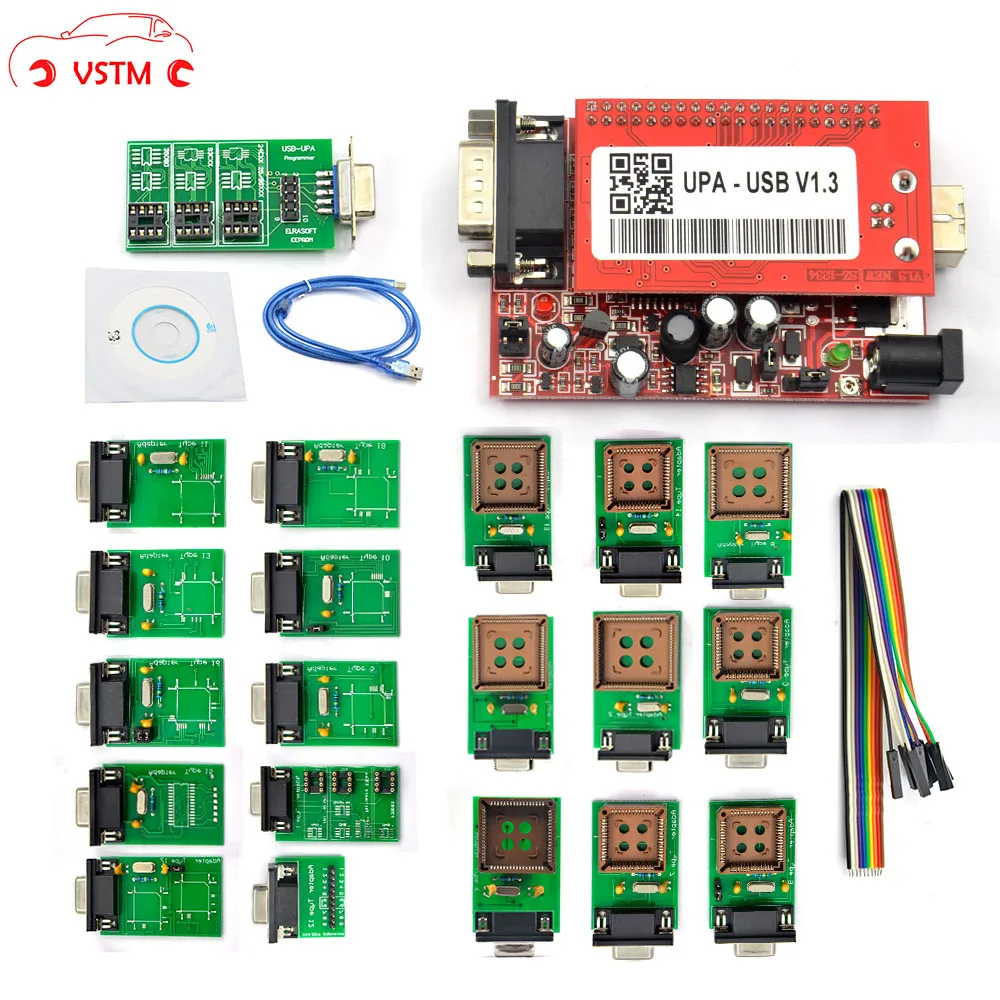 

UPA USB V1.3 Main Unit ECU Chip Tunning UPA USB with 1.3 eeprom Adapter ECU programmer UPA Chip Tuning Tools