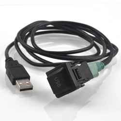 DIY Car USB Adapter Audio USB Cable Switch for VW Golf MK5 MK6 VI 5 6 Jetta CC Tiguan Passat B6