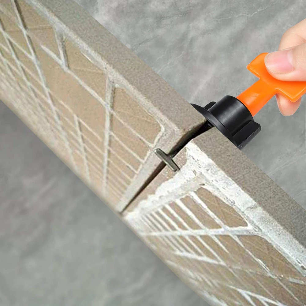 ใหม่ 126 ชิ้นระดับ Wedges Tile Spacers สําหรับพื้นกระเบื้อง Spacer Carrelage ระบบปรับระดับกระเบื้อง Leveler Locator Spacers Plier