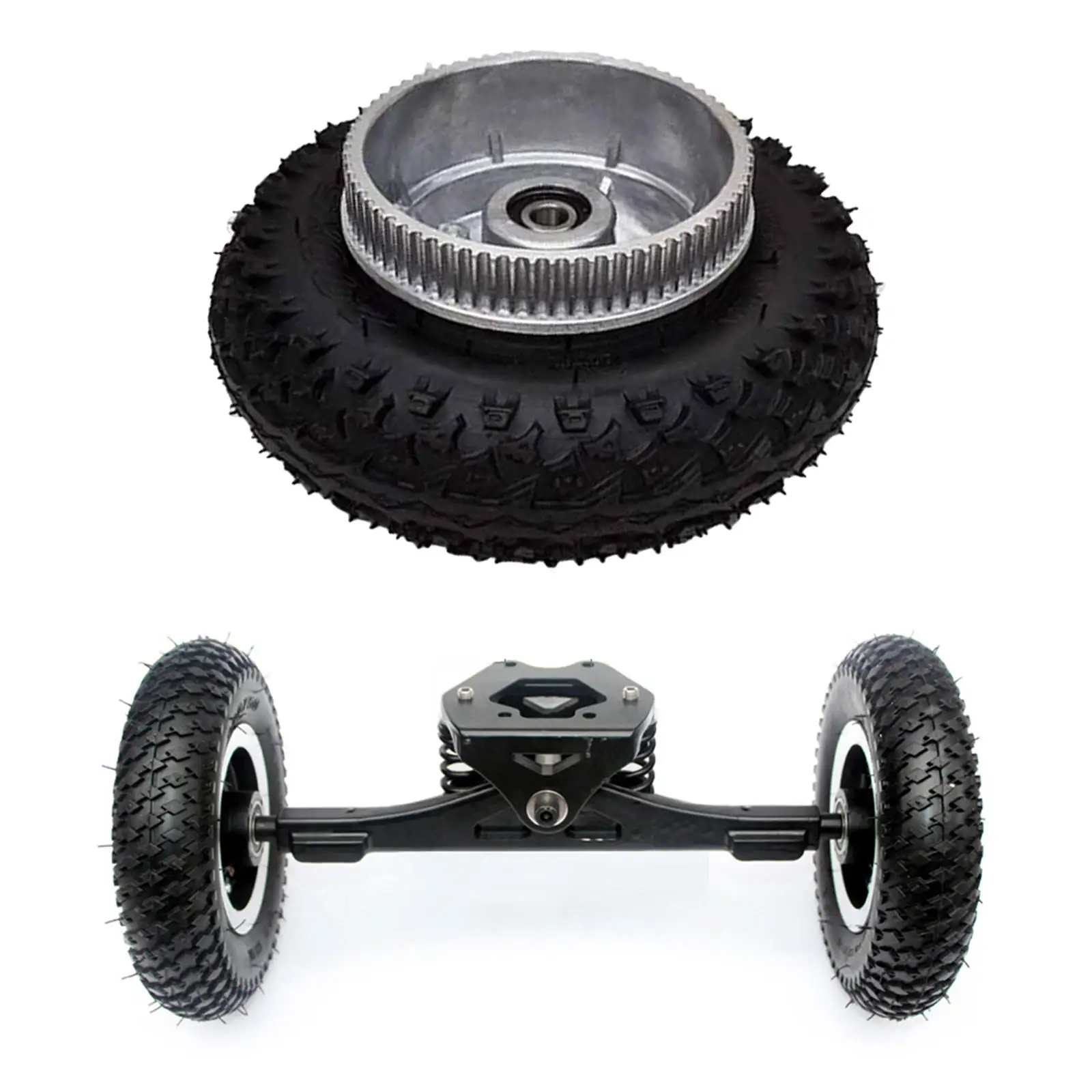 Diy E-skateboard 200*50mm Electric Skateboard 72 Tooth Gear Motor Truck Wheel For Longboard Off Road Board pully wheel