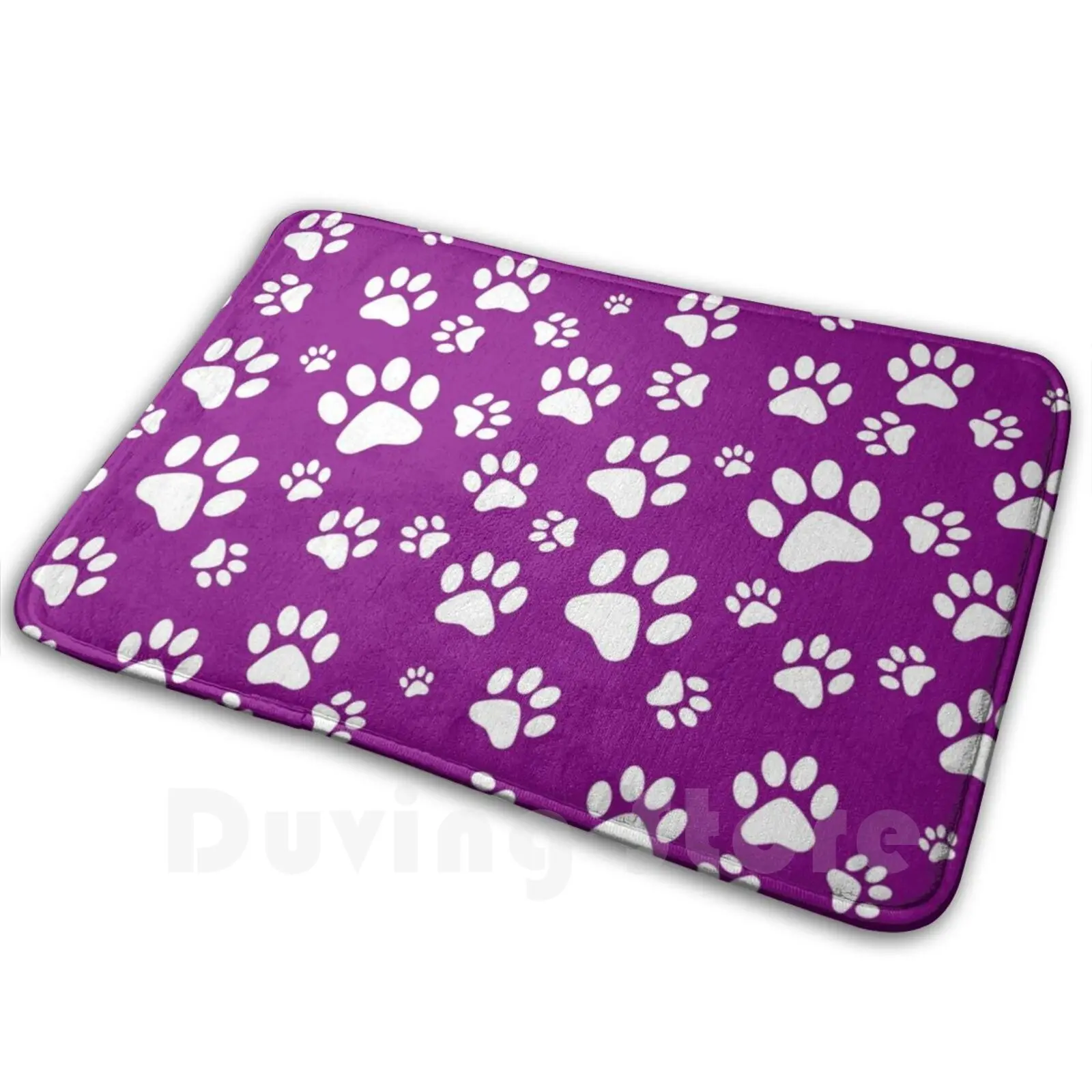 Paw Love-Purple Carpet 367 Carpet Paws Pet Paws Paw Paw Paw Mouth Dogs Cats Paw Cat Dog Paws Paws