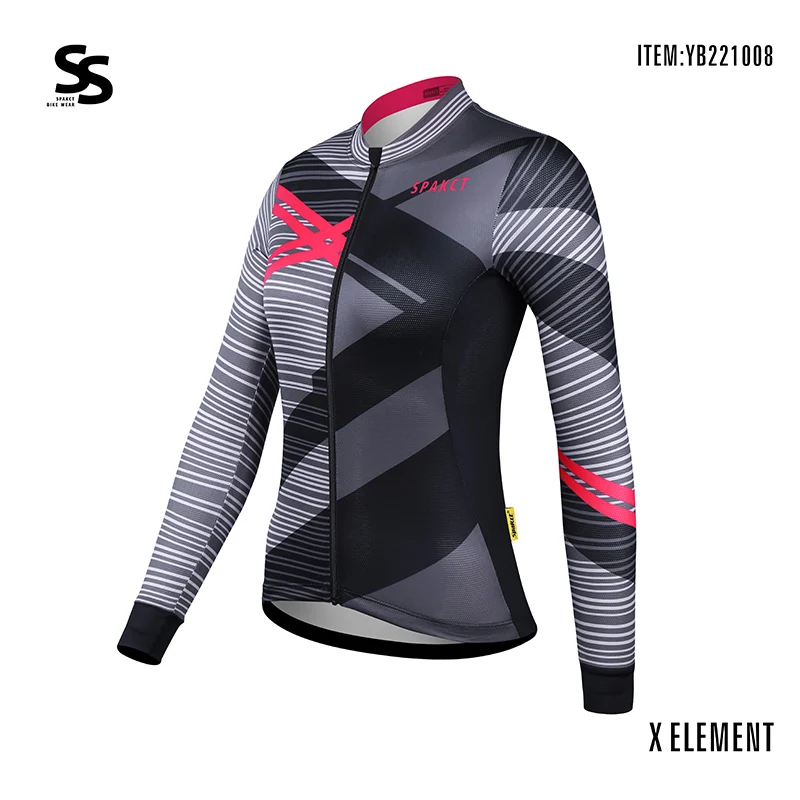 

SPAKCT Women Cycling Clothing Jersey Set Sport Running MTB Road Racing Long Sleeves Summer Spring Bike Shirts For Male Female