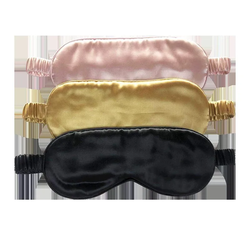 Masker Mata Sutra Murbei 100% Warna Solid 22 Perawatan Ibu untuk Tidur Gratis Ongkir Seluruh Dunia