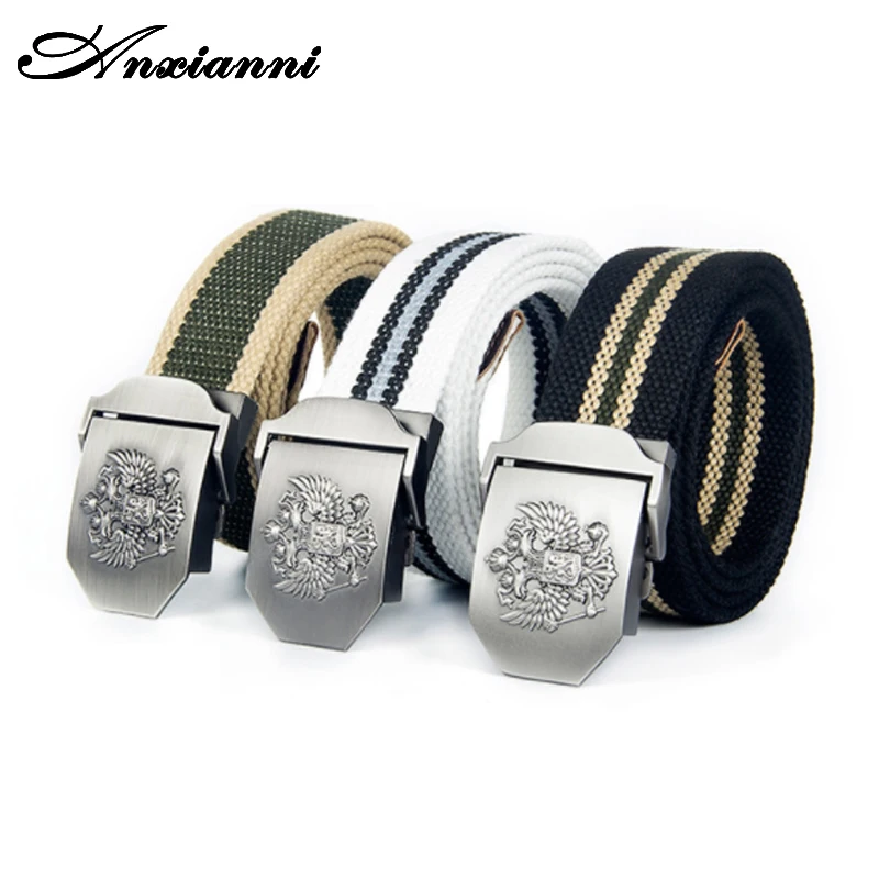 

Anxianni Explosion Style Thickening Outdoor Belt Dedicated Canvas Belt Men's Belt