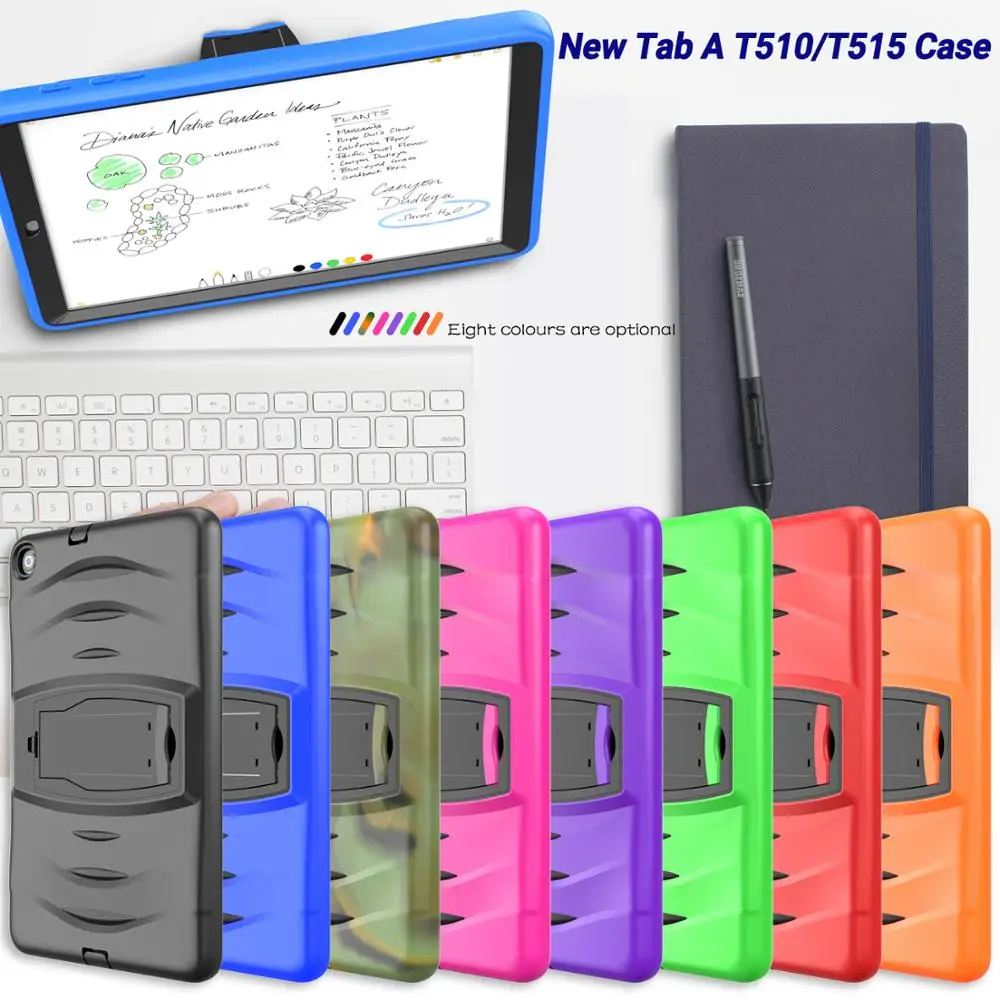 

Case for Samsung Galaxy Tab E 9.6 T560 Case Tablet Armore Cover for Samsung S6 lite P610 T860 T720 S7 S8 11" T870/X700 Coque