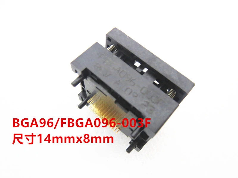 FBGA096-003F BGA96 14*8Mm IC Burning Seat Adapter Testing Seat Test Socket Test Bench In Stock