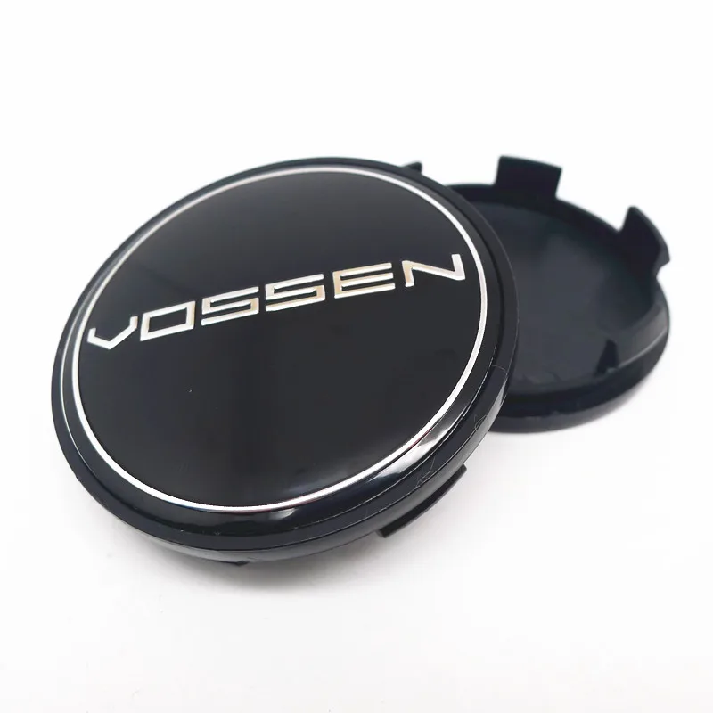 4pcs 65mm 59mm Vossen Car Wheel Center Hub Cap Cover Vossen Emblem Badge Sticker Auto Styling Accessories