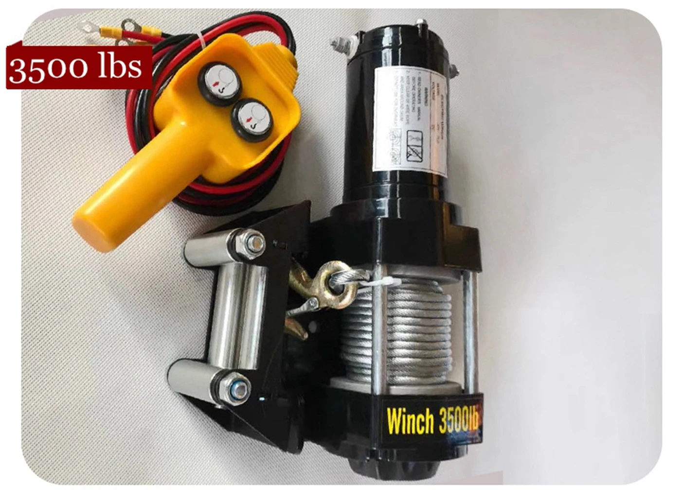 12V24V 3500 lbs vehicle self-rescue off-road winch off-road vehicle winch on-board crane electric winch