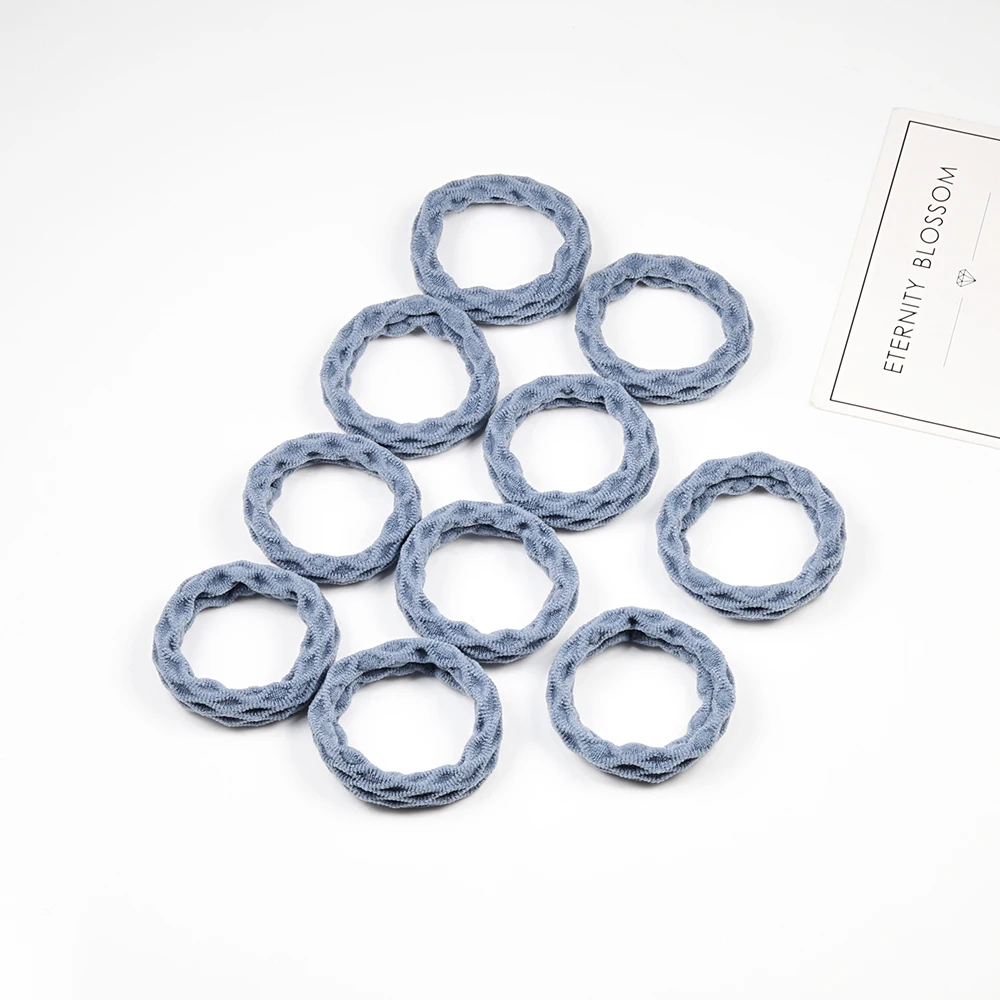 10 pz/lotto donne ragazze Nylon elastico di base fasce per capelli supporto coda di cavallo elastici Scrunchie fascia accessori per capelli regali