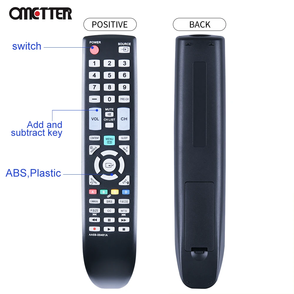 Per Samsung TV LCD Telecomando AA59-00481A LN40D550K1FXZA LN40D551K8F LN32D450G1D LN32D550K1F LN46D550 LN26D450G1