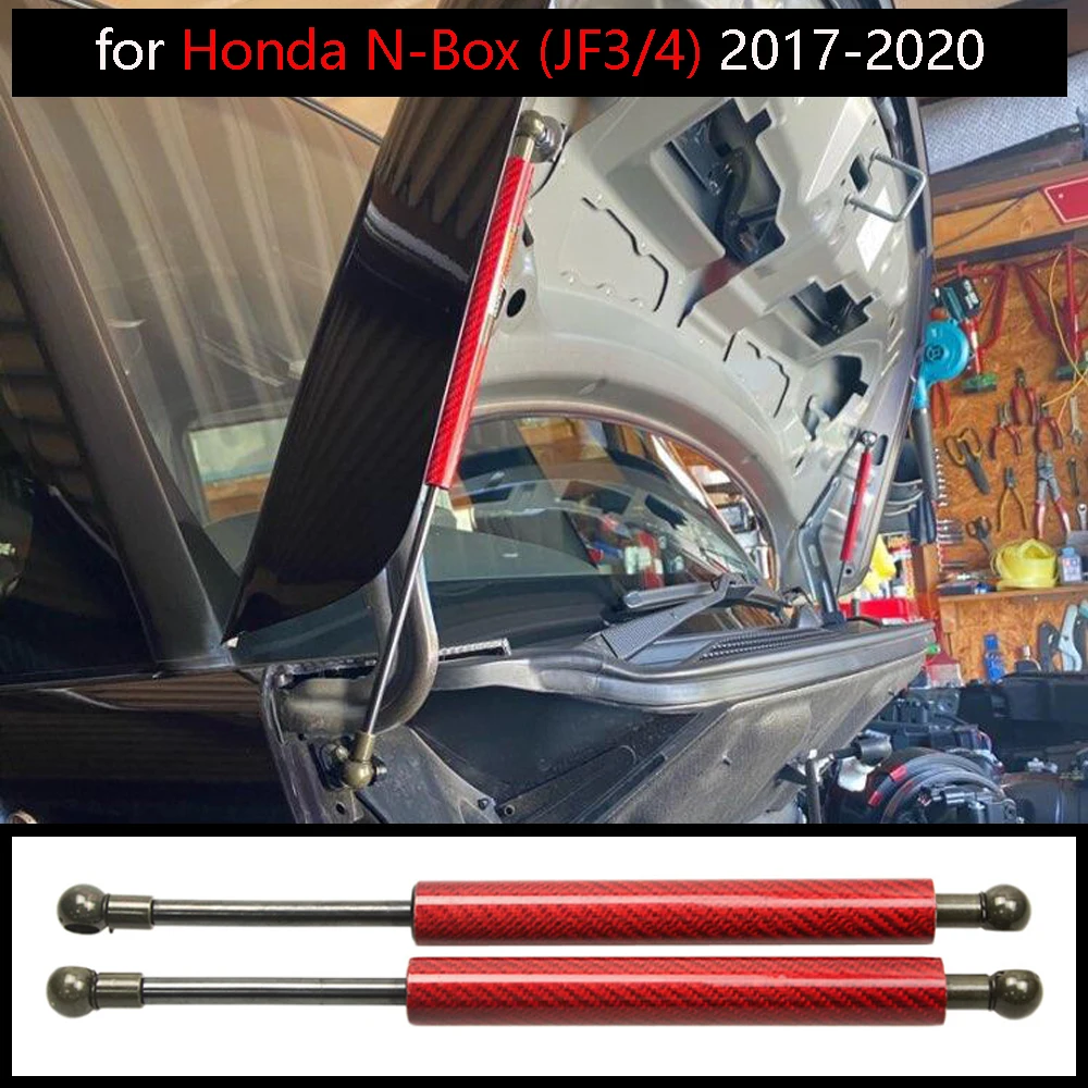 for Honda N-Box (JF3/4) 2017-2020 Front Bonnet Hood Modify Gas Struts Lift Support Shock Damper Accessories Absorber