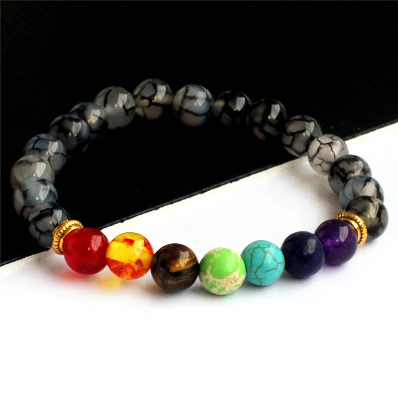 Natural Stone Beads Bracelets for Women Men Chakra Stones Bracelets Indian Yoga Braclets Women\'s Healthy Stone Beads Jewelry