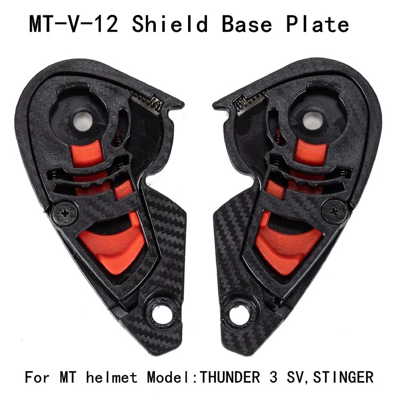 helmet glass holder For MT STINGER THUNDER 3 SV Replacement parts helmet windshield base plate MT-V-12 glass holder