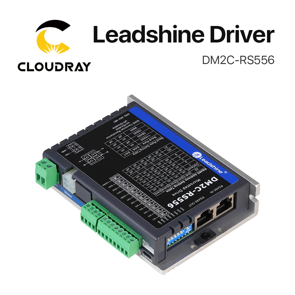 Leadshine DM2C-RS556 otwarta pętla napęd i sterowanie zintegrowany sterownik 2.1-5.6A 20-50VDC dla silnika krokowego Nema23/24