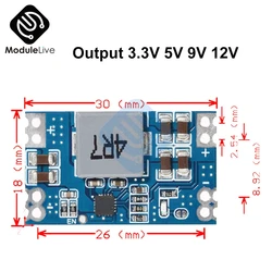 5A DC-DC Mini560 DC Step-down Regulated Voltage Power Supply Module High Efficiency Stabilized Output 3.3 5V 9V 12V Buck Module