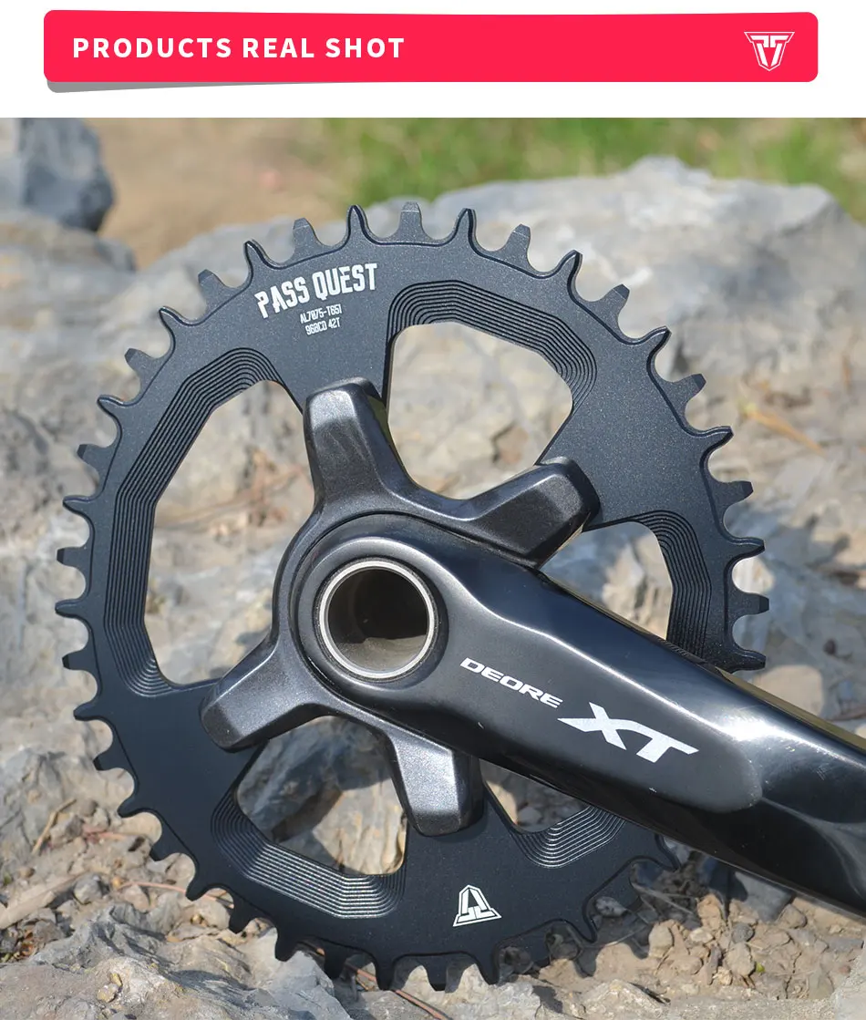 Fit Deore XT Crank 96mm BCD OVAL Narrow Wide  ChainRing 32T 34T 36T 38T 40T 42T For M6000 M7000 M8000 M9000 Bicycle Chainwheel