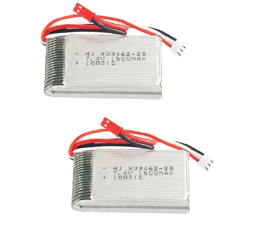 

Wltoys V913 RC Helicopter L959 L969 L979 L202 RC Car 7.4V 1500mAh Li-po battery 2PCS