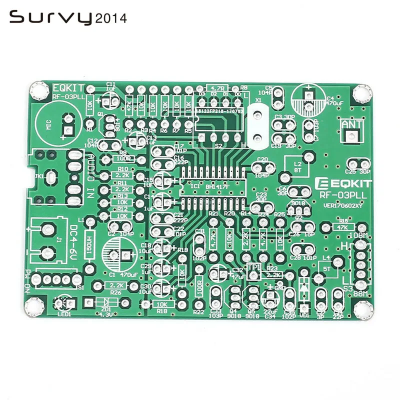 87-108MHz FM Frequency Modulation Wireless Microphone Module DIY FM Transmitter Board Parts  Module DC 4-6V diy electronics