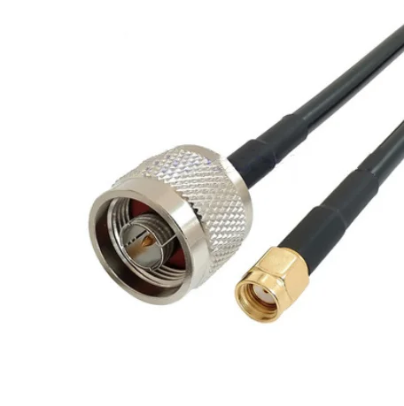 N Male To RP-SMA Male Connector LMR200 Pigtail Low Loss Cable Coaxial RF Adapter Jumper Cable