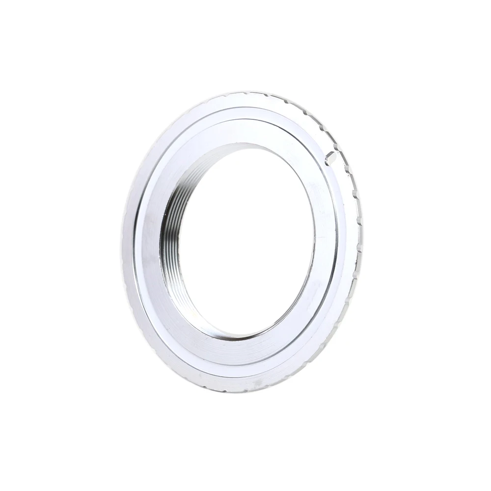 Silver M42-EOS Lens Mount Adapter Ring for M42 (42x1mm) screw mount lens to Canon EOS EF mount camera