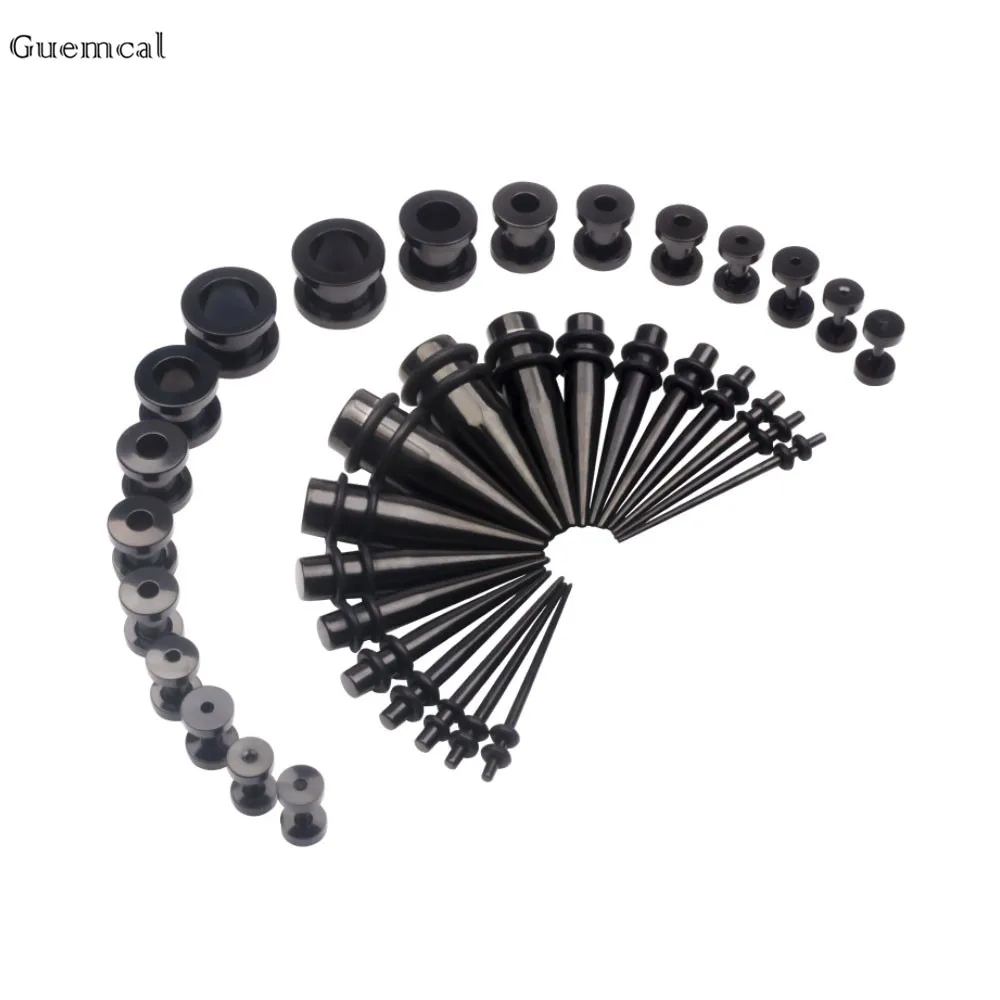 Guemcal 36pcs Explosive All-match Stainless Steel Suit Ear Amplifying Exquisite Piercing Jewelry