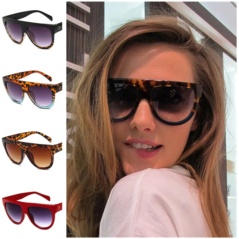 Brand Designer Sunglasses Fashion Women Sun Glasse Oversize Frame Goggles Anti-UV Spectacles Eyeglasses Adumbral A++