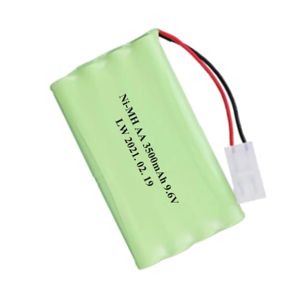 9.6V 3500mAh NI-MH battery for RC toys Car Tanks Trains Robot Boat Gun tools 9.6v 3000mah mimh battery charger 5in1 Cable set