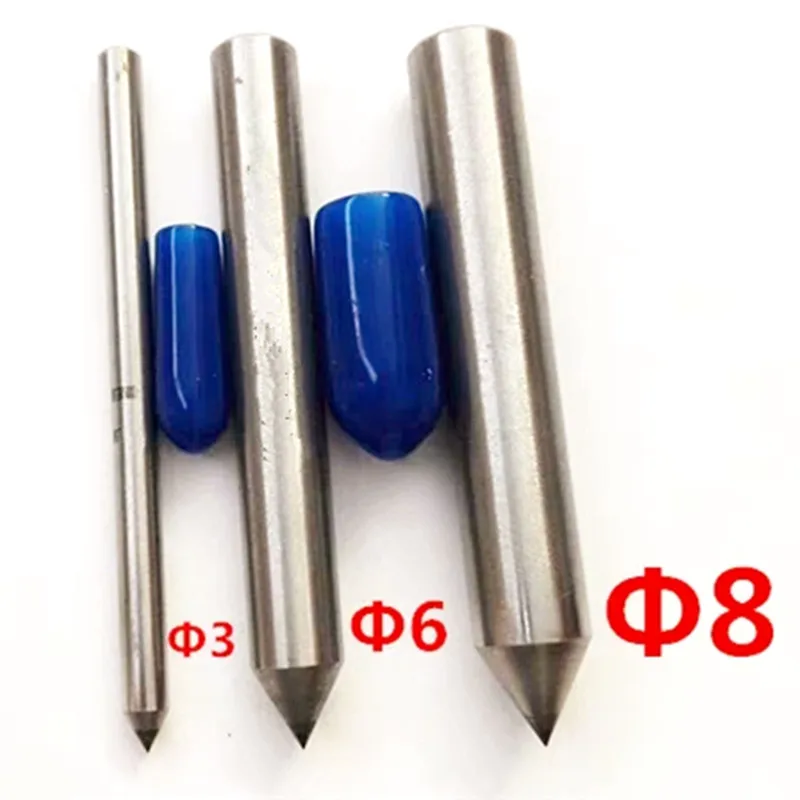 6mm Gravurstift mit Diamantspitze, 8mm Gravurbit, CNC-Fräser für Stahl, Metall und Stein, Schnitzwerkzeuge – Detail 1