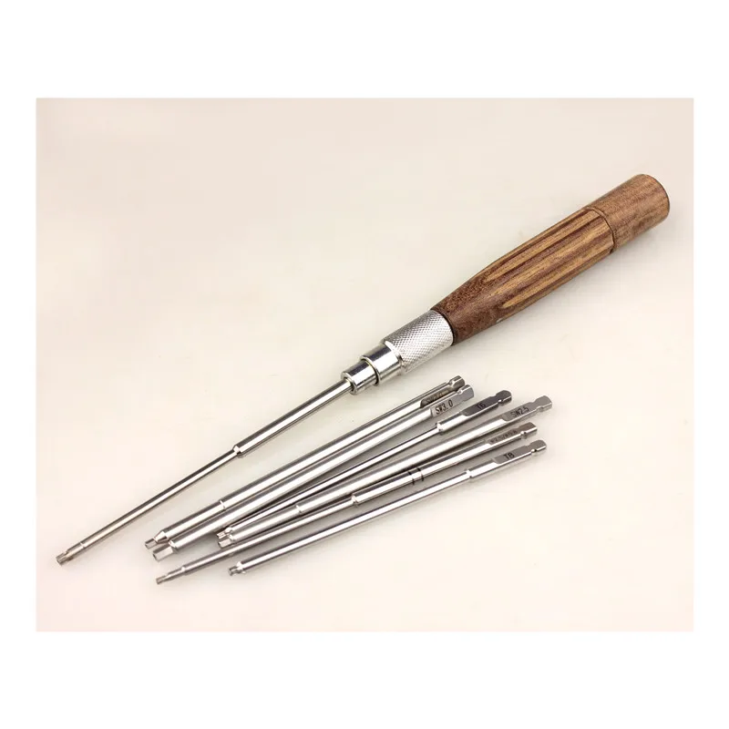 Orthopedic instrument medical hexagon sw plum blossom torx Ao quick loading hollow screwdriver D type change cannulated handle